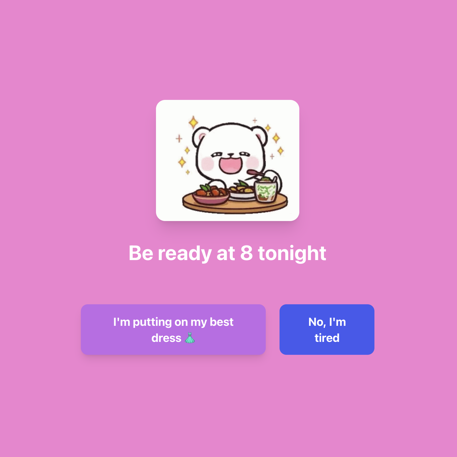 Restaurant evening